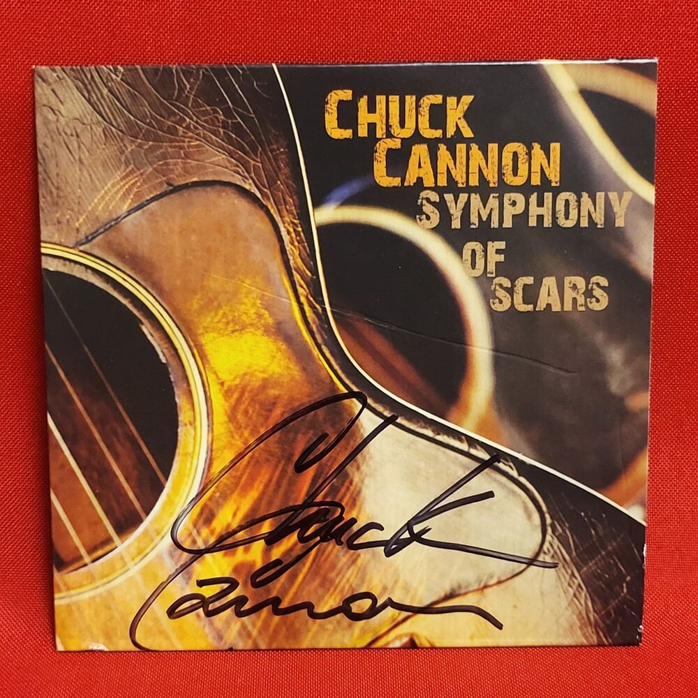 Chuck Cannon Symphony of Scars CD 2012 Signed